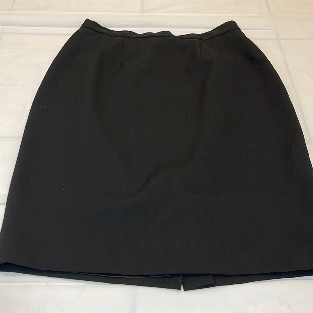 Tahiti women’s black 100% wool black skirt NWT size 10 - Picture 1 of 9